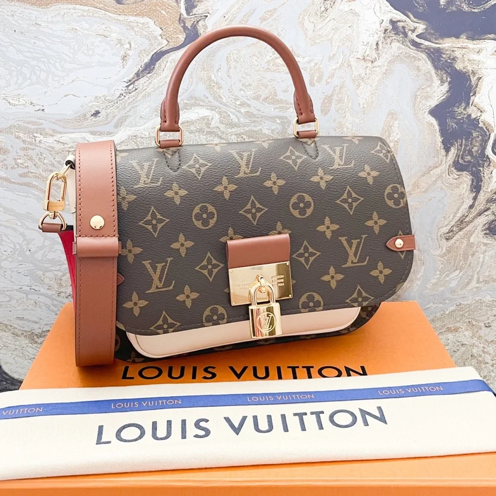 Louis Vuitton Monogram Vaugirard Creme Shoulder Strap Crossbody Bag - Picture 2 of 15